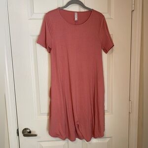 Zenana premium Pink Casual Dress